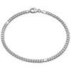 SilberDream Damen Herren Armband Panzerkette 19cm Silber Trendschmuck SDA2289J
