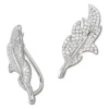 SilberDream Ear Cuff Blatt Zirkonia Ohrringe Ohrklemme 925 Silber GSO428W