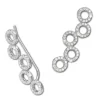 SilberDream Ear Cuff Circle Zirkonia Ohrringe Ohrklemme 925 Silber GSO424W