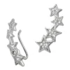 SilberDream Ear Cuff Sterne Zirkonia Ohrringe Ohrklemme 925 Silber GSO411W