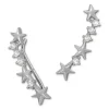 SilberDream Ear Cuff Sternchen Ohrringe Ohrklemme 925 Sterling Silber GSO464W