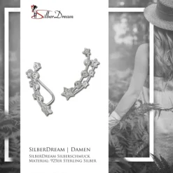 SilberDream Ear Cuff Sternenschweif Ohrringe Ohrklemme 925 Silber GSO418W