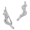 SilberDream Ear Cuff Wave Ohrringe Ohrklemme 925 Sterling Silber GSO451W