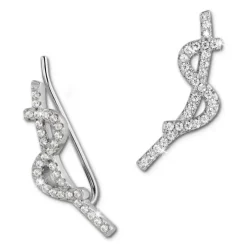 SilberDream Ear Cuff Wave Ohrringe Ohrklemme 925 Sterling Silber GSO451W