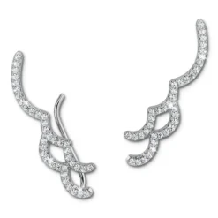 SilberDream Ear Cuff Welle Ohrringe Ohrklemme 925 Sterling Silber GSO462W