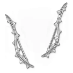 SilberDream Ear Cuff Zickzack Ohrringe Ohrklemme 925 Sterling Silber GSO463W