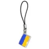 SilberDream Edelstahl Anhänger Ukraine Flagge - Telefon, Taschenanhänger FC4006
