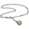 SilberDream Fußkette Glitzer Kugel weiß 25cm 925 Silber SDF010W