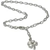 SilberDream Fußkette Kleeblatt 25cm 925 Sterling Silber SDF009