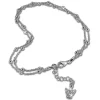 SilberDream Fußkette Kugeln Engel Zirkonia 27cm 925er Silber SDF2174J