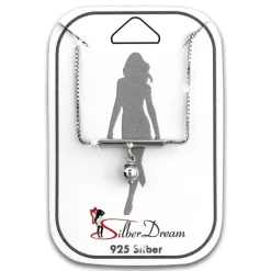 SilberDream Fußkette Kugeln 25cm 925 Sterling Silber SDF5015J