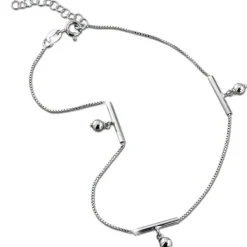 SilberDream Fußkette Kugeln 25cm 925 Sterling Silber SDF5015J