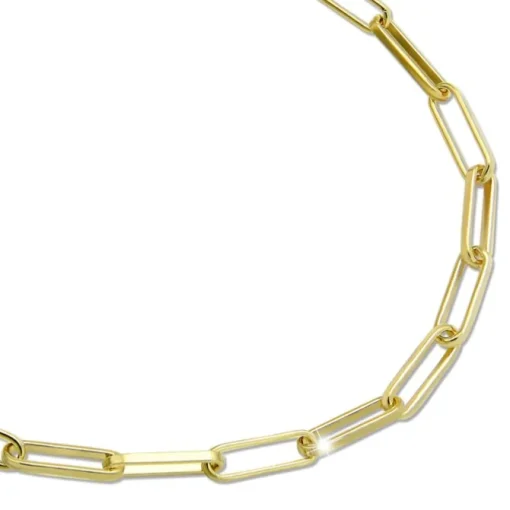 SilberDream Fußkette Laguna 925 Sterling Silber vergoldet Damen 28cm SDFK0018Y