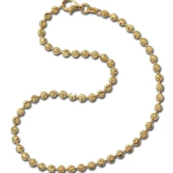SilberDream Fußkette Moon 25cm 925 Sterling Silber vergoldet SDF3025Y