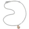 SilberDream Fußkette Peace rose vergoldet 925er Sterling Silber SDF8001E