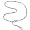 SilberDream Fußkette Perle 26cm 925 Sterling Silber SDF0315J