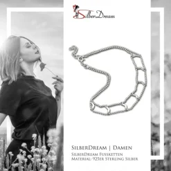 SilberDream Fußkette Pfeile 25cm 925 Sterling Silber Damen SDF5055J