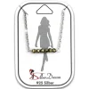 SilberDream Fußkette Pyrit Perlen geschliffen 25cm 925 Sterling Silber SDF5125K
