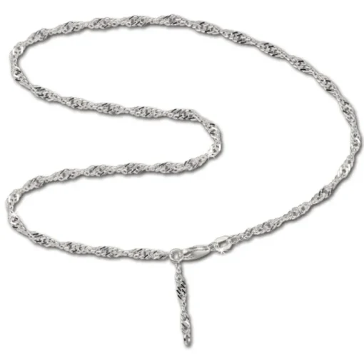SilberDream Fußkette Singapur 27cm 925 Sterling Silber SDF024
