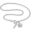SilberDream Fußkette Sonne 25,5cm 925 Sterling Silber SDF2075