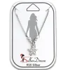 SilberDream Fußkette Stern Zirkonia weiß 25cm 925 Sterling Silber SDF5085W
