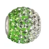 SilberDream Glitzer Bead Zirkonias grün ICE 925 GSB008