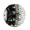 SilberDream Glitzer Bead Zirkonias schwarz ICE 925 GSB003