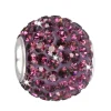 SilberDream Glitzer Bead Zirkonias lila Shiny GSB205