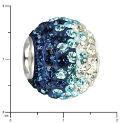 SilberDream Glitzer Bead Zirkonias türkis ICE 925 GSB006
