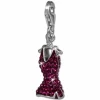 SilberDream Glitzer Charm Kleid lila Zirkonia Kristalle GSC520V