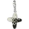 SilberDream Glitzer Charm Kreuz Zirkonias ICE 925 GSC005