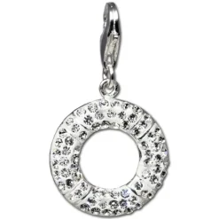SilberDream Glitzer Charm Ring Zirkonias GSC217W