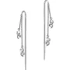 SilberDream Glitzer Ohrhänger Ornament Zirkonia weiß 925 Silber Ohrring GSO440W