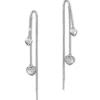SilberDream Glitzer Ohrhänger Herzen Zirkonia weiß 925er Silber Ohrring GSO439W