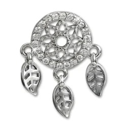 SilberDream Glitzer Ohrstecker Traumfänger Zirkonia 925 Silber Ohrring GSO503W