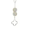 SilberDream Glitzer Set Kette Silber Zirkonias wei GSS009