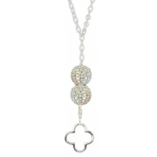 SilberDream Glitzer Set Kette Silber Zirkonias wei GSS009