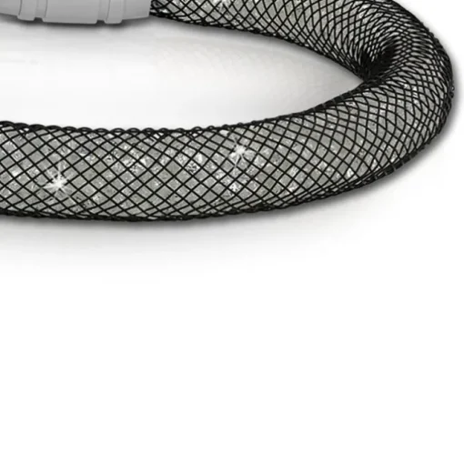 SilberDream Glitzerarmband Minikristalle schwarz/weiß 20cm Armband SDA050K0