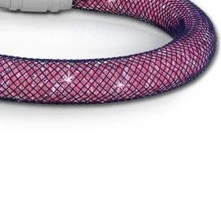 SilberDream Glitzerarmband Minikristalle flieder 18cm Armband Damen SDA050V9