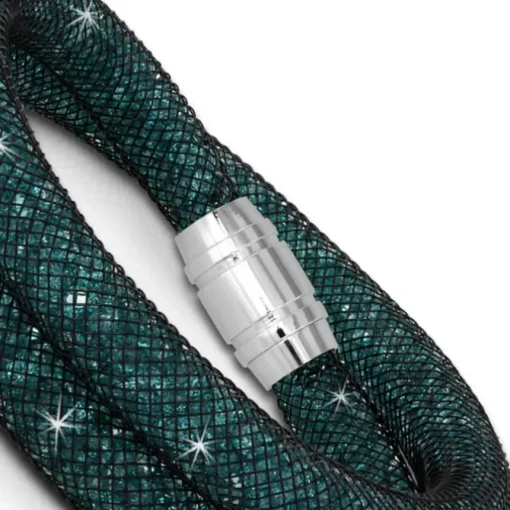 SilberDream Glitzerarmband Minikristalle grün Doppelarmband Damen SDA051G9