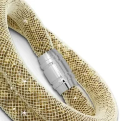 SilberDream Glitzerarmband Minikristalle goldfarbenen Doppelarmband SDA051Y0