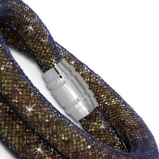 SilberDream Glitzerarmband Minikristalle goldfarbenen Doppelarmband SDA051N0