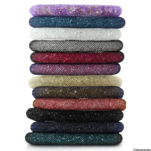 SilberDream Glitzerarmband Minikristalle grün Doppelarmband Damen SDA051G9