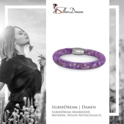 SilberDream Glitzerarmband Minikristalle farbig 18cm Armband Damen SDA050F9