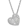 SilberDream Halskette mit Anhänger Herz Zirkonia 44,5cm 925er Silber SDK4986W