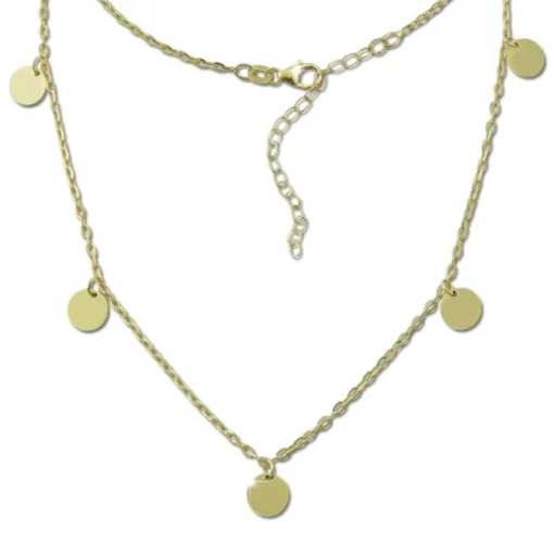 SilberDream Halskette Orient 925er Sterling Silber vergoldet Kette SDK29538Y