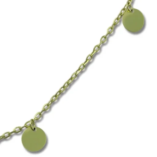 SilberDream Halskette Orient 925er Sterling Silber vergoldet Kette SDK29538Y