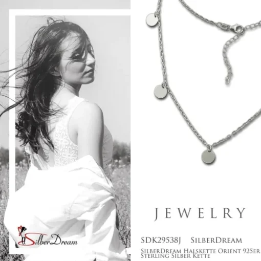 SilberDream Halskette Orient 925er Sterling Silber Kette SDK29538J