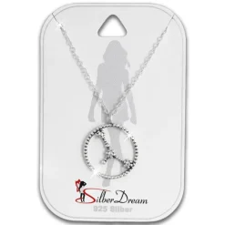 SilberDream Halskette Sternzeichen Krebs 925 Silber 45cm Damen Kette SDK8507W