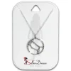 SilberDream Halskette Sternzeichen Zwilling 925 Silber 45cm Damen Kette SDK8506W